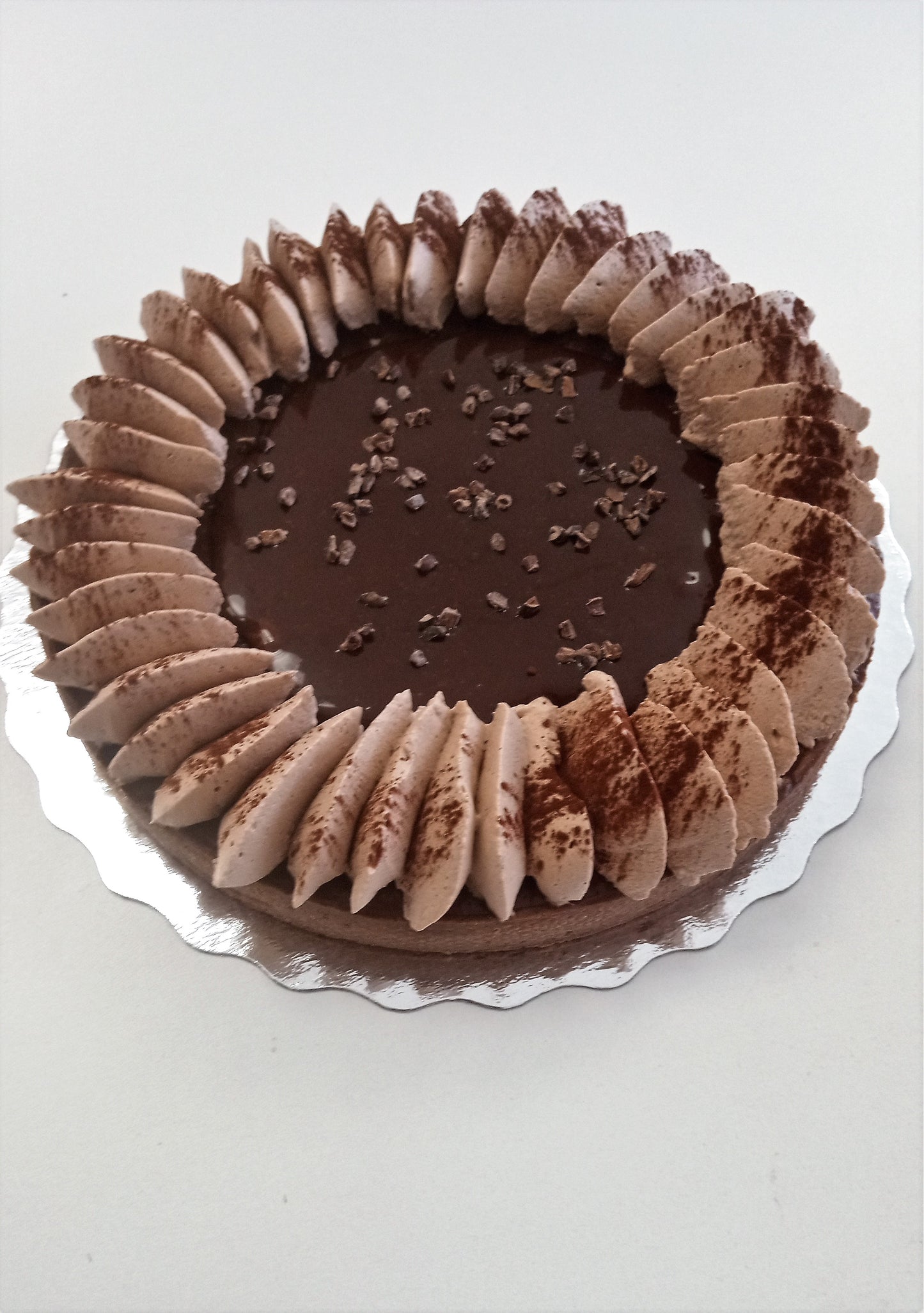 Tarte chocolat poires.