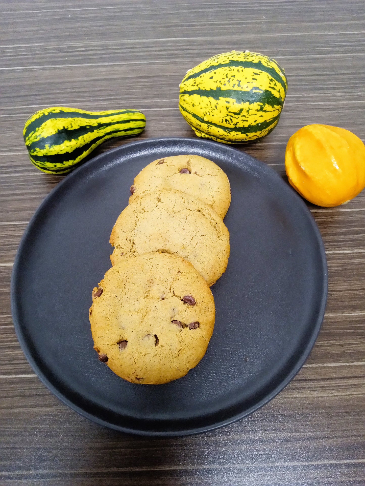 Biscuit chocolat et courges
