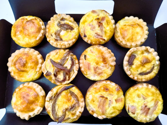 Mini quiches.