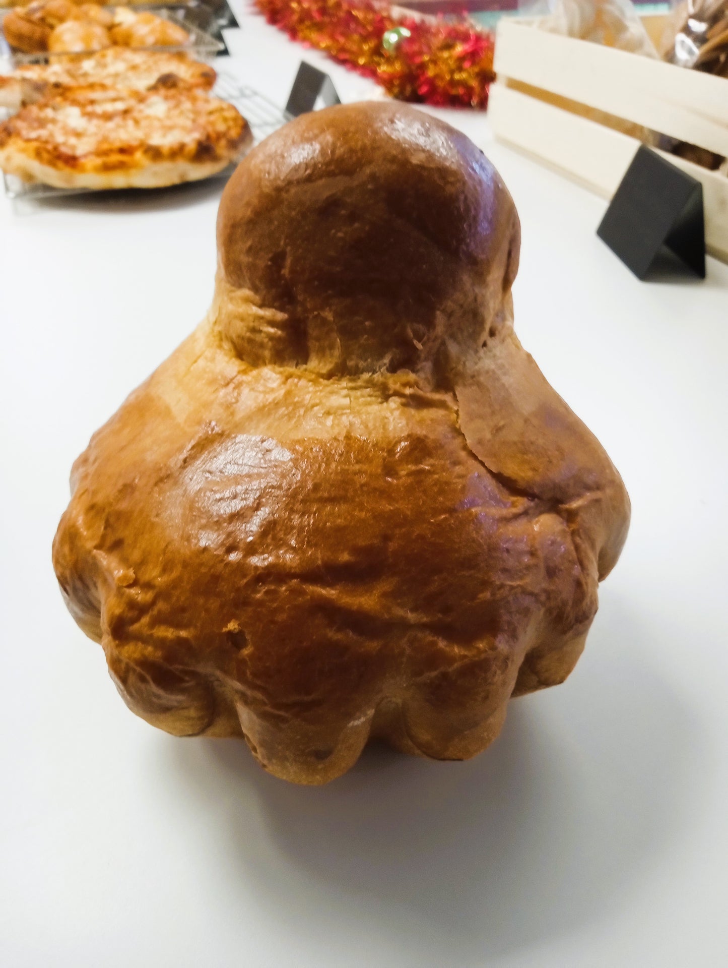 Brioche à tête familiale.