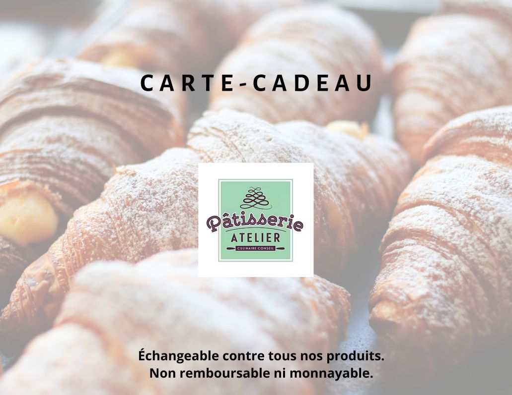 Carte-cadeau - Pâtisserie & Atelier culinaire