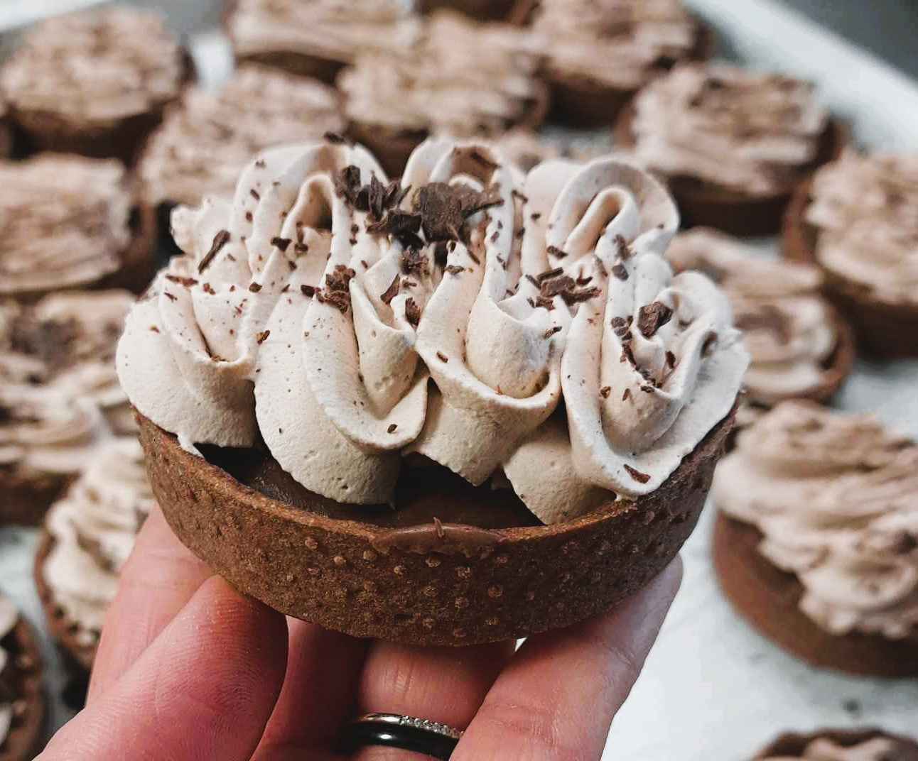 Tartelette chocolat caramel