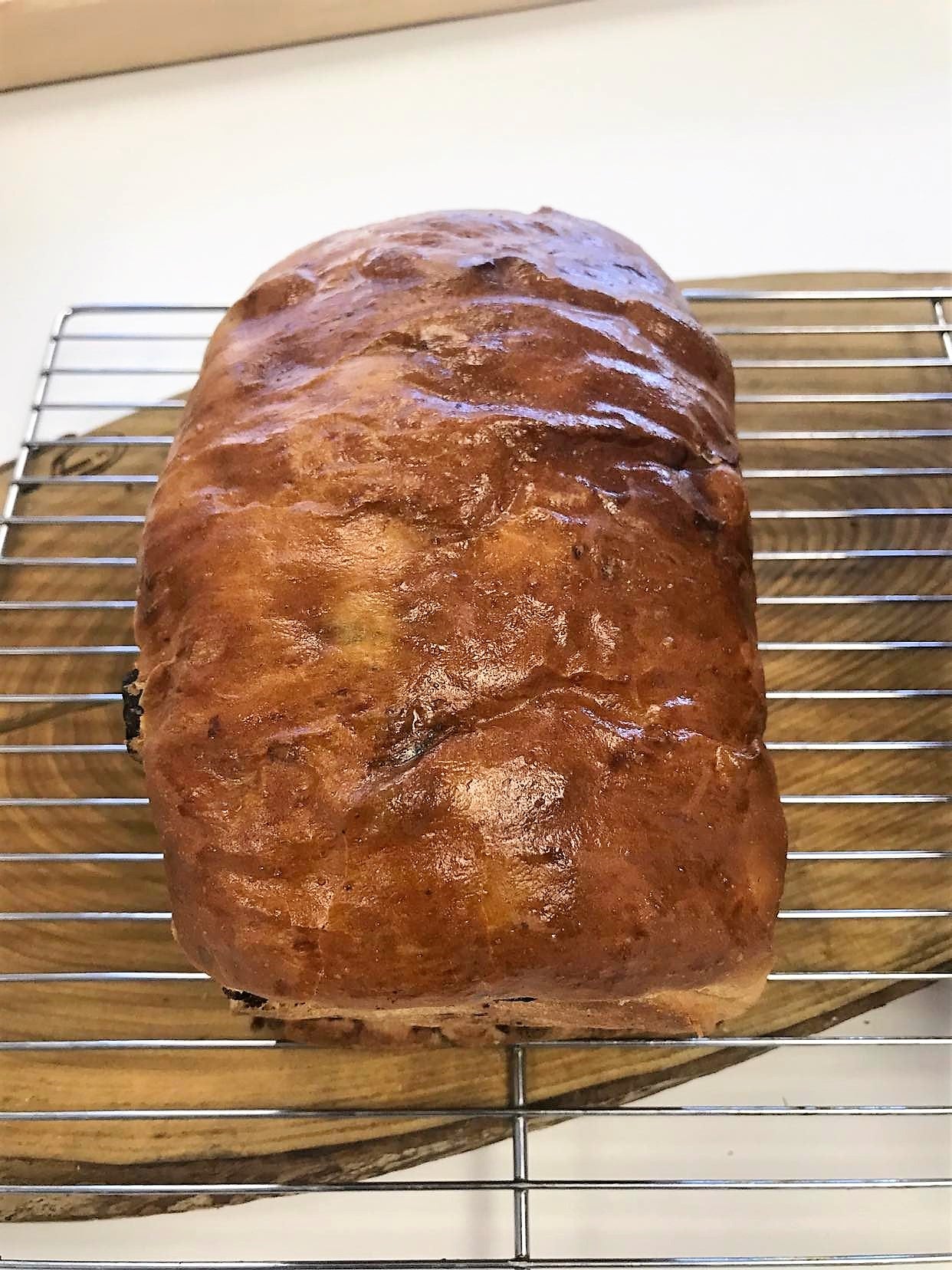 Brioché aux raisins sur levain naturel