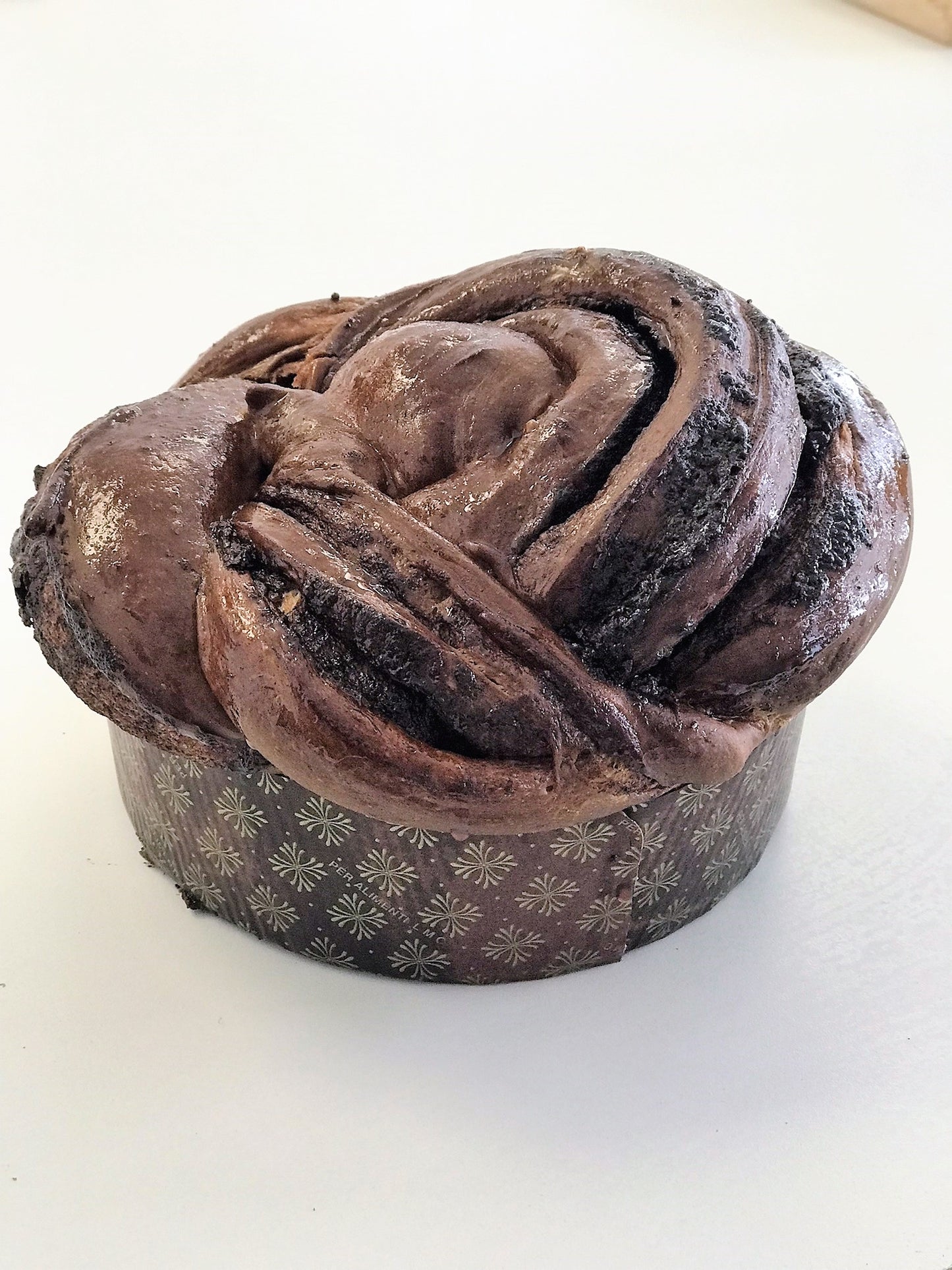 Brioche tressée au chocolat triple( familiale)