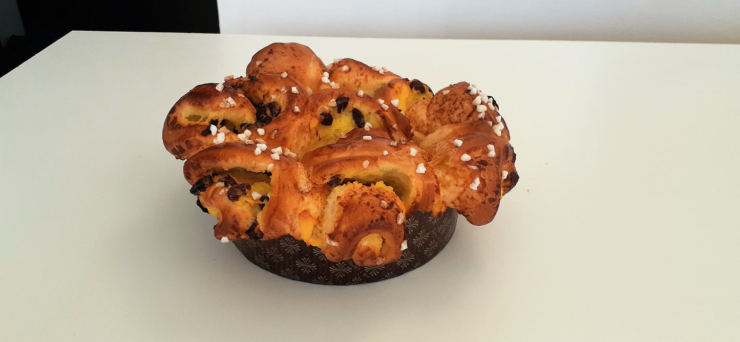 Schneckekueche, gâteau crème pâtissière dit « Chinois »( familiale)